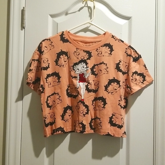 COPY - Rue21 Betty Boop Orange Crop Top NEW WT - Picture 3 of 7